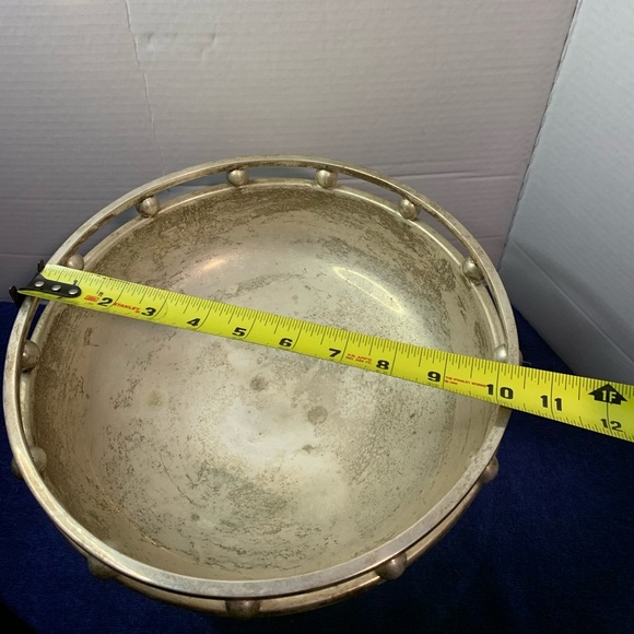 Larry Laslo Silverplate Bowl MCM Creative Gifts ART MODERNE DESIGN Trophy Award - Picture 7 of 10